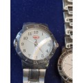 A COLLECTION OF 3 MODERN LADIES FASHION WRIST WATCHES SOLD AS IS NOT TESTED