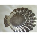 A VINTAGE PATAY FISH BOWL SILVER PLATED SOLD AS IS