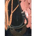 A VINTAGE COLLECTION OF ELEGANT COSTUME NECKLACES SOLD AS IS