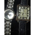 A JOBLOT VINTAGE QUARTZ WATCHES SOLD AS IS NOT TESTED