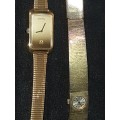 2 VINTAGE WOMANS TISSOT GOLD PLATED WRIST WATCHES