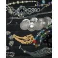 AN EXCEPTIONAL COLLECTION OF VINTAGE BRACELETS SOLD AS IS