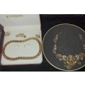 TWO VINTAGE SETS OF COSTUME NECKLACES SOLD AS IS