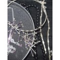 A VINTAGE CLASSIC JOBLOT SILVERPLATED AND SILVERTONE COSTUME NECKACES