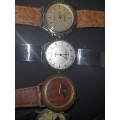 A VINTAGE COLLECTION OF QUARTZ WATCHES SOLD AS IS NOT TESTED