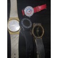 A COLLECTION OF MIXED JOBLOT WATCHES SOLD AS IS NOT TESTED