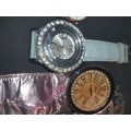 A COLLECTION OF WOMANS DRESS WATCHES SOLD AS IS NOT TESTED