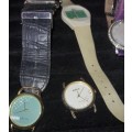 A BULK JOBLOT VINTAGE WOMANS DRESS WATCHES SOLD AS IS NOT TESTED