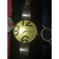 A JOBLOT COLLECTION OF WOMANS DRESS WATCHES SOLD AS IS NOT TESTED