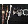 A JOBLOT WOMANS WATCHES SOLD AS IS NOT TESTED