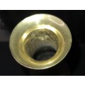A VINTAGE BRASS VASE SOLD AS IS