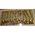 A RARE COMPLETE GARBER DESERT SERVING CUTLERY SET IN GREAT CONDITION SOLD AS IS
