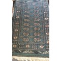 A beautiful hand made Persian carpet with the certificate on it sold as is