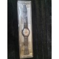 A men`s swatch wristwatch working in good condition sold as is