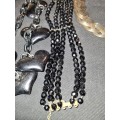 A VINTAGE JOBLOT OF QUALITY COSTUME EVENING NECKLACES SOLD AS IS
