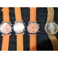 A JOBLOT WOMANS COSTUME WATCHES SOLD AS IS NOT TESTED