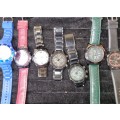 A BULK JOBLOT WOMANS WRIST WATCHES SOLD AS IS NOT TESTED