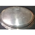 A VINTAGE SERVING BOWL SILVER PLATED SOLD AS IS