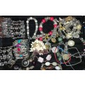 A VINTAGE JOBLOIT BRACELETS AND BANGLES SOLD AS IS