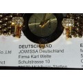 A RARE JOWISSA SWISS GOLDPLATED WITH CRYSTALS WOMANS WATCH