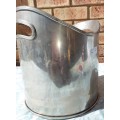 AN ART DECOR STAINLESS STEEL ICE BUCKET IN GOOD CONDITION MADE IN INDIA SOLD AS IS