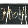 A VINTAGE COLLECTION JOB LOT WOMANS WRIST WATCHES SOLD AS IS NOT TESTED