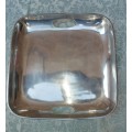 A BEAUTIFULL SQUARE ALUMINUM ALLOY CAROL BOYE STYLE SERVING PLATER