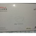 A MEXWEL & WILLIAMS WHITE BASIC LILLI MIXING BOWL SOLD AS IS