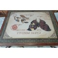 A VINTAGE ART DECOR WOODEN SUITE CASE IN GOOD CONDITION SOLD AS IS