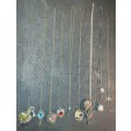 A VINTAGE COLLECTION COSTUME NECKLACES SOLD AS IS