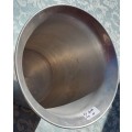 A VINTAGE ALUMINUM ALLOY ICE BUCKET SOLD AS IS
