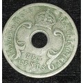 RARE BRITISH ANTIQUE TEN-CENT COIN WITH A SOLDIER`S DETAILS ON THE REVERSE AND A SOUTH AFRICAN HALF