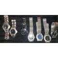 A VINTAGE COLLECTION MENS WATCHES SOLD AS IS NOT TESTED