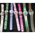 A COLLECTION OF BARBIE DOLL WATCHES