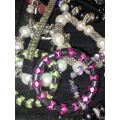 A BULK COLLECTION JOB LOT FASHION BRACELETS SOLD AS IS