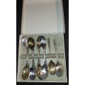ANTIQUE SILVER PLATE EPNS MADE IN SHEFFIELD ENGLAND SET OF 10 TEASPOONS