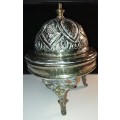 A VINTAGE ARABIC DATES STAND SILVER PLATED SOLD AS IS
