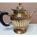 A VINTAGE COLLECTION OF VICTORIAN SILVER PLATED TEAPOTS SOLD AS IS