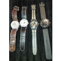 A JOB LOT FANCY DRESS WATCHES SOLD AS IS NOT TESTED