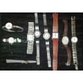 A COLLECTION OF ELEGANT LADIES WRIST WATCHES