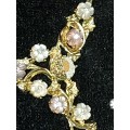 A VINTAGE COLLECTION OF DESIGNER COSTUME NECKLACES SOLD AS IS