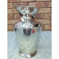 A VINTAGE ROMAN STYLE SILVER PLATED JUG