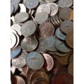 A COLLECTION OF VINTAGE NICKEL 5 CENT SOUTH AFRICAN COINS