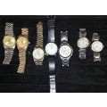 A COLLECTION OF CLOAN JAPANESE MOVEMENT MENS WATCHES