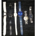 A COLLECTION OF FAMOUS BRANDS WOMAN`S WATCHES