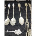 A COLLECTION OF ITALIAN HUGO BELLINI  AND DUTCH FIGURAL CUTLERY