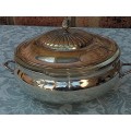 A BEAUTIFUL VICTORIAN STYLE TUREEN WITH AN INNER OVEN PROOF