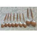 A COLLECTION OF 9 RHAPSADY SPOON