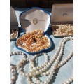 A VINTAGE AND ANTIQUE COLLECTION SIMULATED PEARL NECKLACES