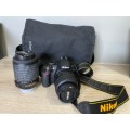 Nikon D3100 Digital SLR Camera Kit with 2 Lenses - Free Shipping